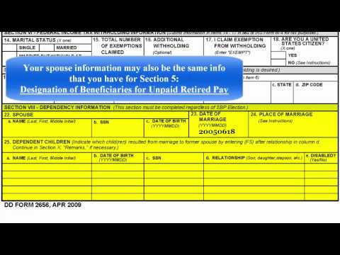 banking d form Services, for 2656 of DD NCNG Retirement Payment (Data