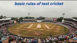 basic rules of test cricket