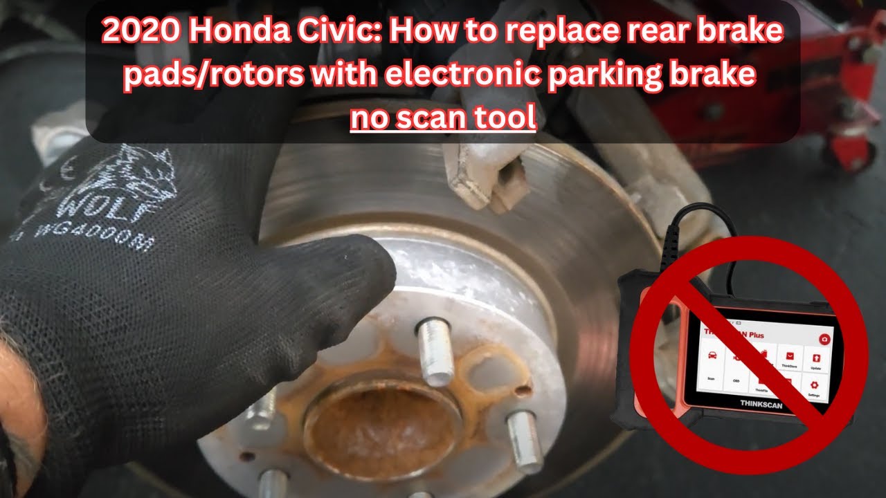 Pair Of Rear Brake Calipers For 2017-2020 Honda Civic FWD - Driver & Passenger Side