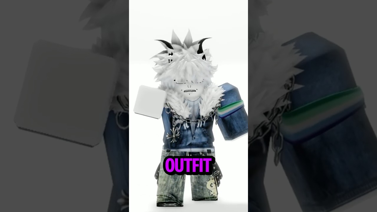 0 ROBUX OUTFIT IDEA! ONLY FREE ITEMS AVATAR!🔥 #roblox #freeoutfits #shorts