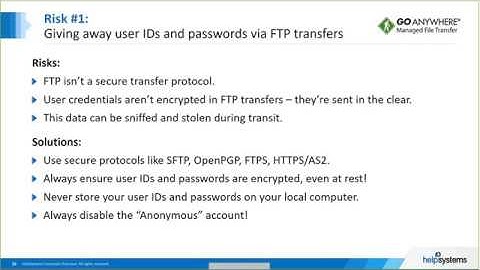 Are You Avoiding These Top 10 File Transfer Risks