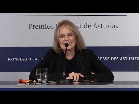 Press conference by Gloria Steinem