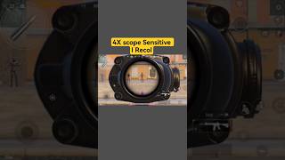 4x Scope Sensitive #sensitivity #pubgsensitivity #pubgmobile