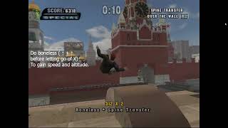 Russia Spine Transfer Over Wall Tony Hawk's Underground (Sick Difficulty)