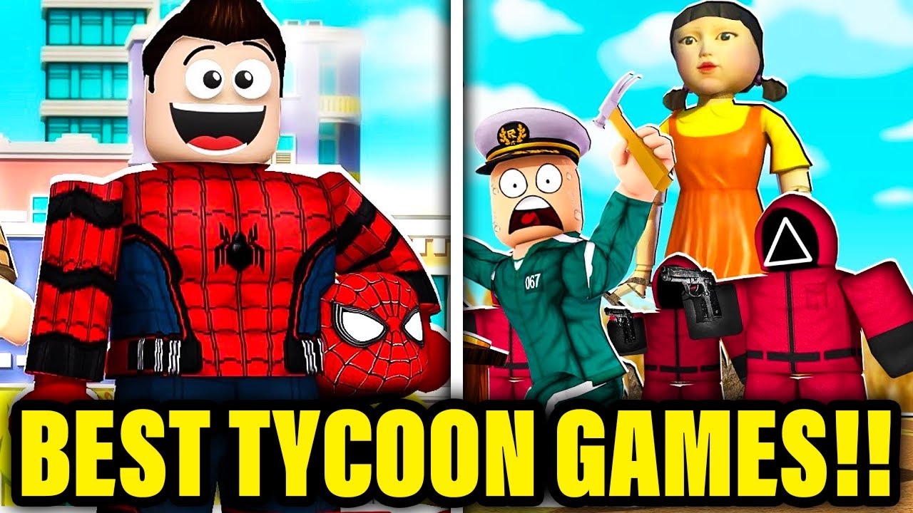 DIVERTIDOS! ESSES SÃO os MELHORES JOGOS de TYCOON do ROBLOX PARA 2022! 