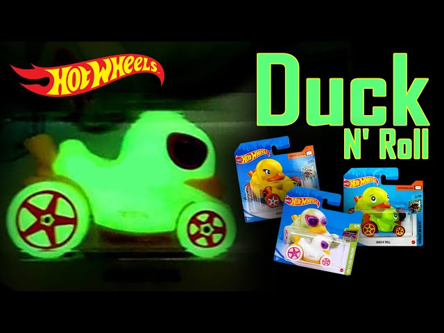2020 Hot Wheels Duck N' Roll Rubber Ducky Car Green GHF05 Street Beast