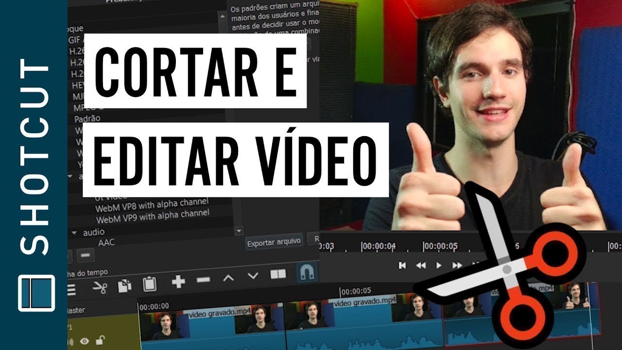 Como Cortar V deo Programa Gr tis Shotcut YouTube