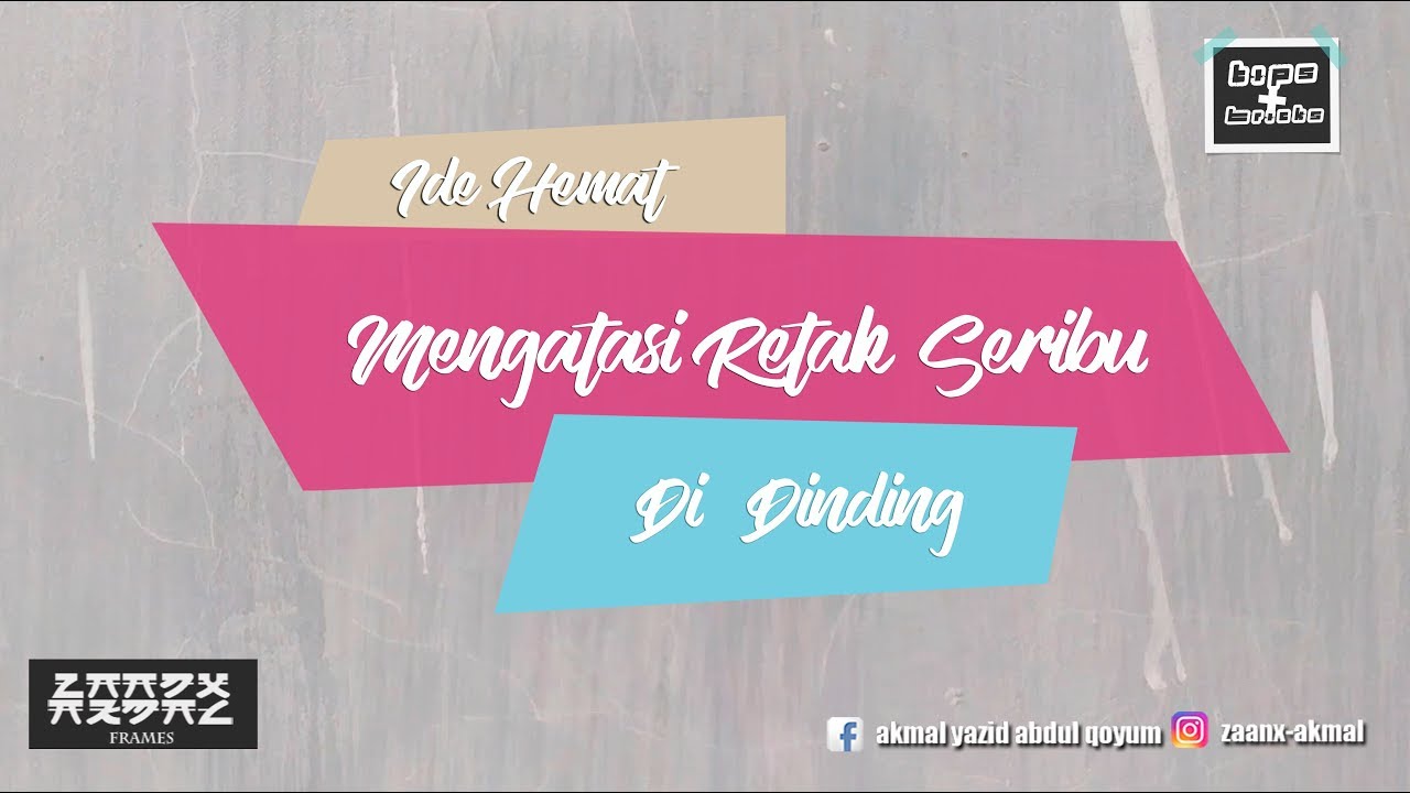 IDE KREATIF CAT TEMBOK CARA HEMAT ATASI RETAK SERIBU DI DINDING