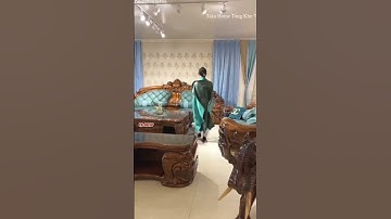 Sofa Tân Cổ Điển Cao Cấp Nhập Khẩu , Bọc Da Bò Tót Chế Tác Từ Gỗ Mun #sofamunvn #sofanhapkhau #sofat