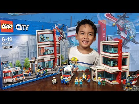 YouTube thumbnail: LEGO® City Hospital UNBOXING Speed Build - It took 7 MONTHS to PUBLISH THIS!!!