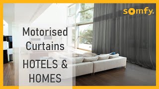 Motorised curtains with Somfy’s leading Solutions for Hotels and Residentials screenshot 1