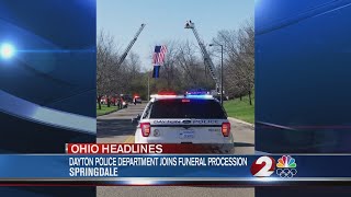 Dayton Police join Springdale officer's funeral procession