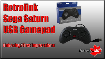 Retrolink USB Sega Saturn Gamepad [ Unboxing/First Impression ]