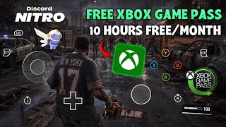 get Free xbox Game Pass With 10 Hours Of Cloud Gaming  Discord Nitro Reward Review