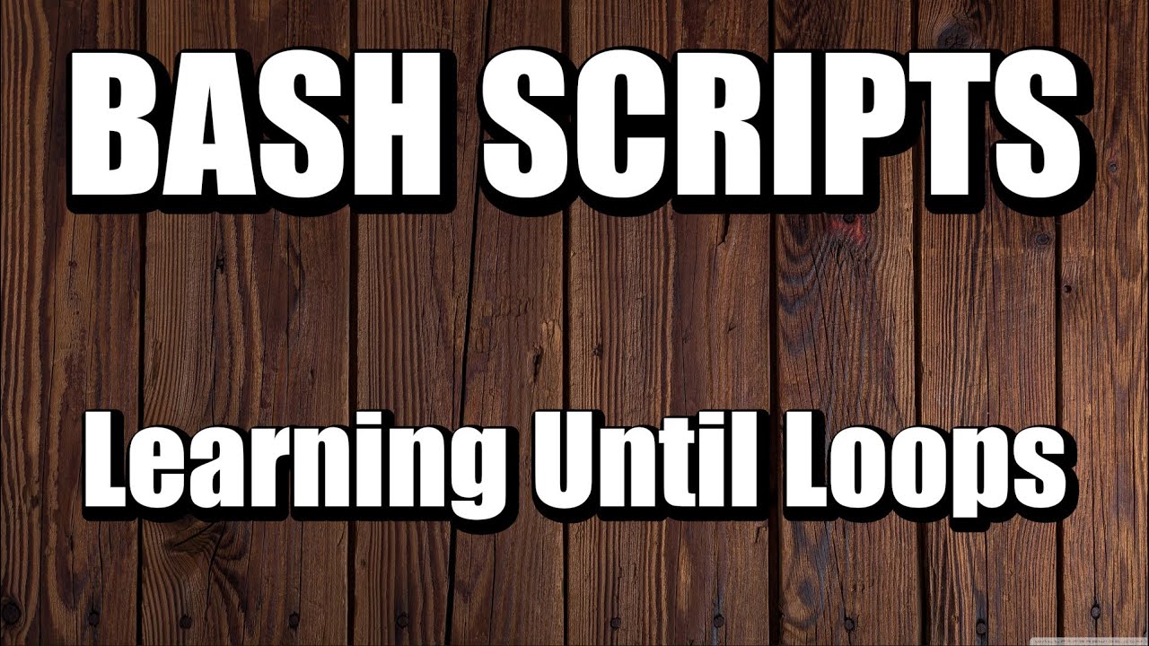 Bash Learning Until Loops - YouTube