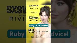 Some Wise Words From Ruby Cruz On The Carpet For The Threesome At Sxsw