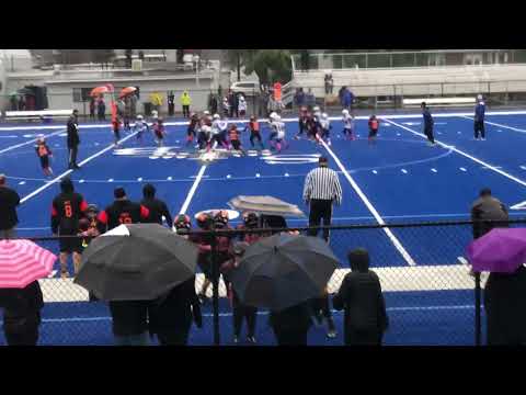Side step then juke for a 14 yard gain