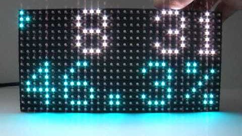 RGB フルカラー ドットマトリクス LEDパネル