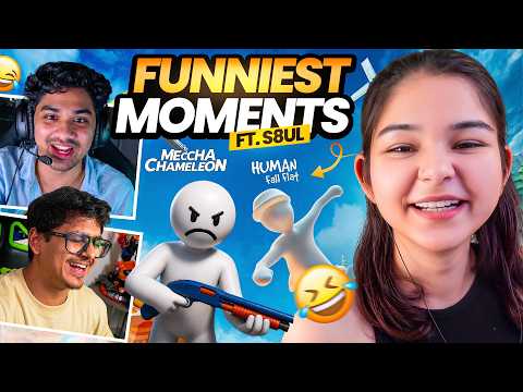 Funny moments 🤣😂 Meccha Chameleon X Human fall flat