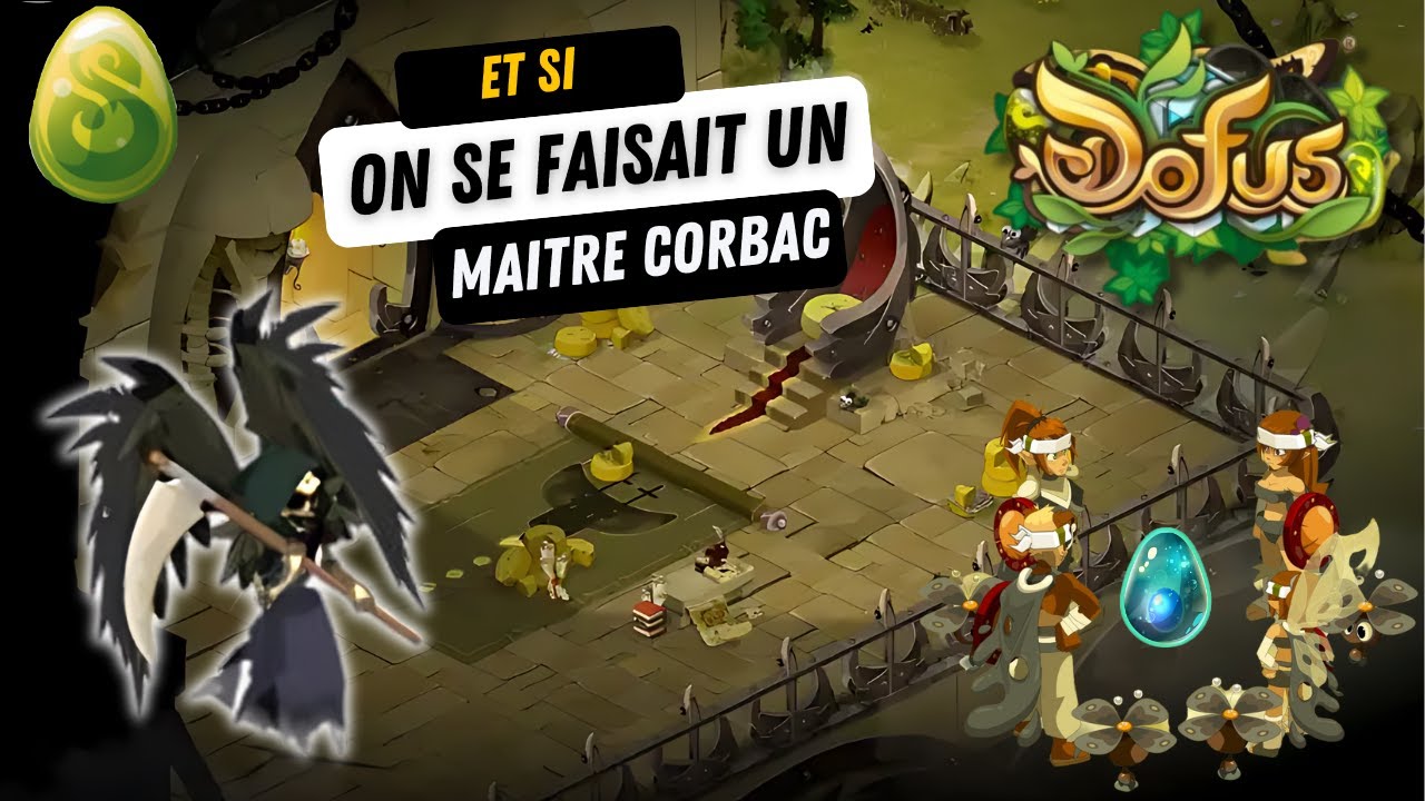 [Dofus] Donjon Maitre corbac succès [Collant] [Premier] Cra, Panda, Eni, Sadi Team lvl 11X