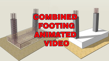 Combined Footing  Structural Animated Video  || Combined Footing Construction || Animated Video