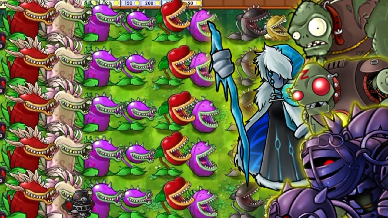 Ultimate Chomper Plants Family Vs Pvz All Zombies !! Plants Vs Zombies Fusion 