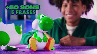 Novo Hatchin’ Yoshi Interativo de Super Mario Galaxy: O Filme | Sunny Brinquedos