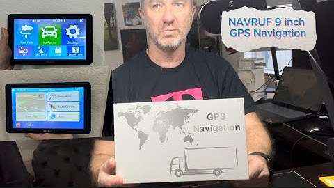 NAVRUF 9 inch GPS Navigation— shared by Darren