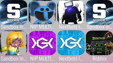 Nextbots In Playground Mod,Nip Multiplayer,Sandbox In Space Zoonomaly,Zoonomaly Barry Gameplay | 22