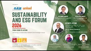 LIVE STREAM | SUSTAINABILITY AND ESG FORUM 2026