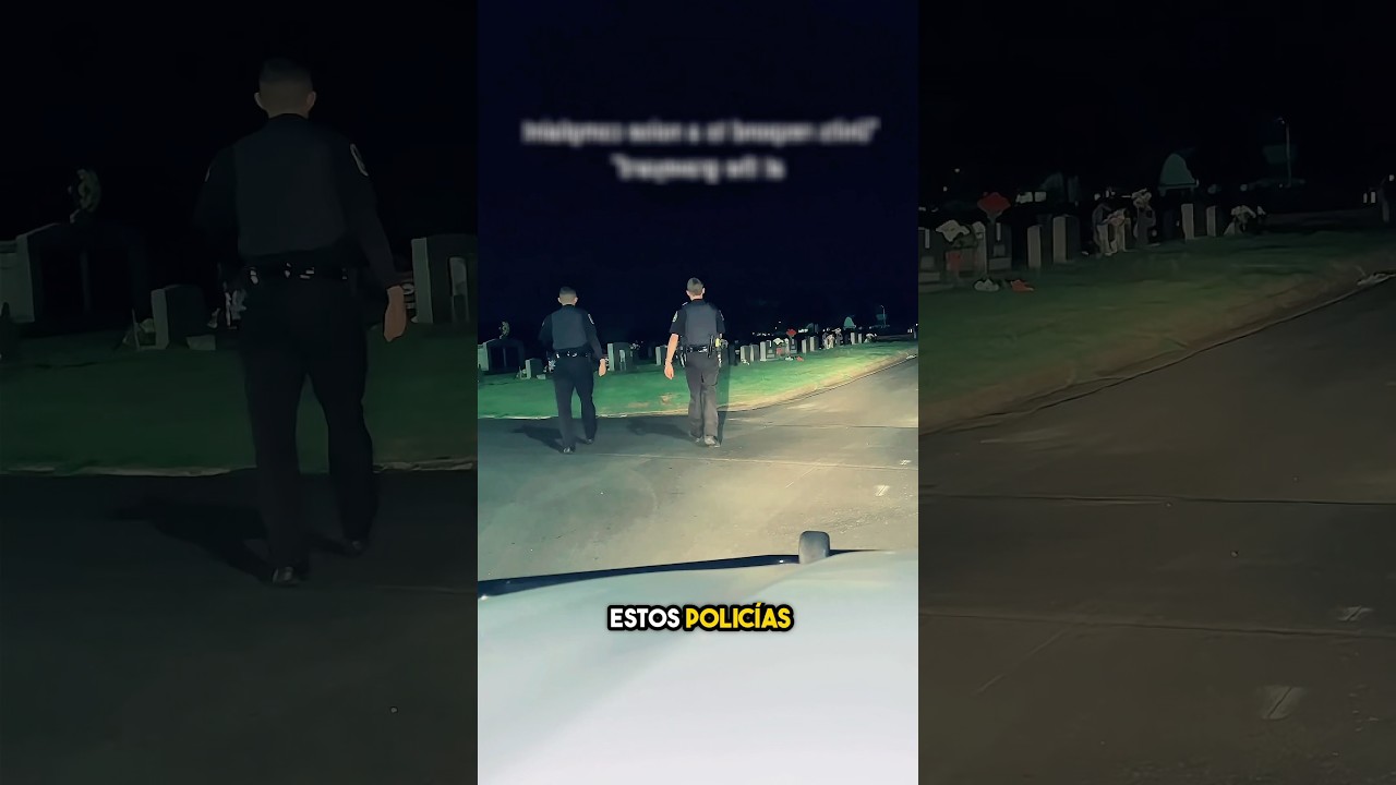 Los oficiales comenzaron a correr por sus vidas 😂