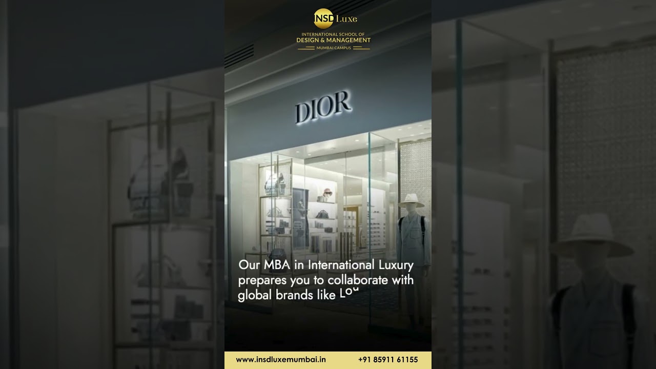 Unlock Your Future with an MBA in International Luxury at INSD Luxe Mumbai 💼✨