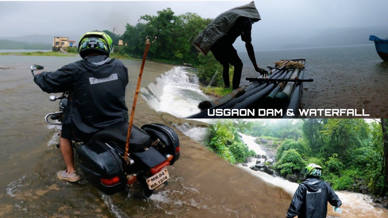 Usgaon Dam & Waterfall || Place To Visit In Monsoon Near Mumbai