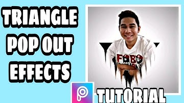 PICSART TRIANGLE POP OUT EFFECT | PICSART  EDITING TUTORIAL | PICSART Effects | PHOTO EDITING