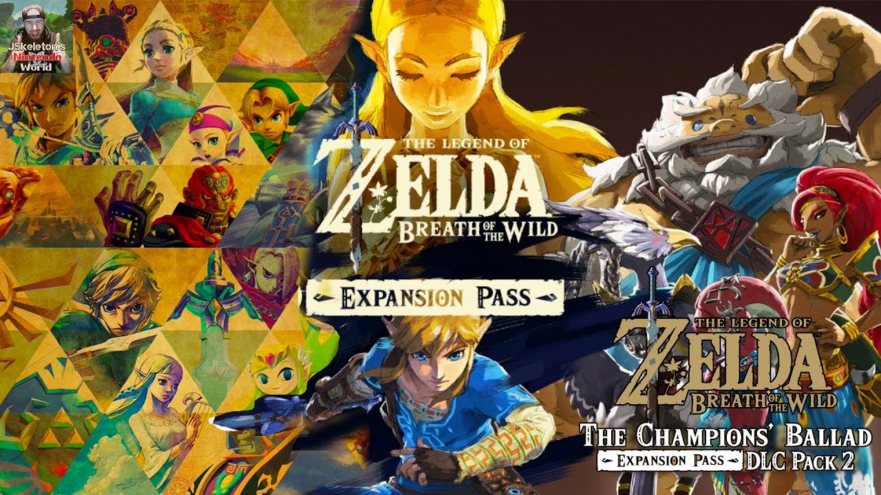 Zelda Breath of the Wild The Champion's Ballad DLC Pack 2 FIRST LOOK! + New Zelda Art Book