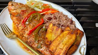 How To Make Jamaican Brown Stew Fish|Snapper Fish|THE RAINA’S KITCHEN