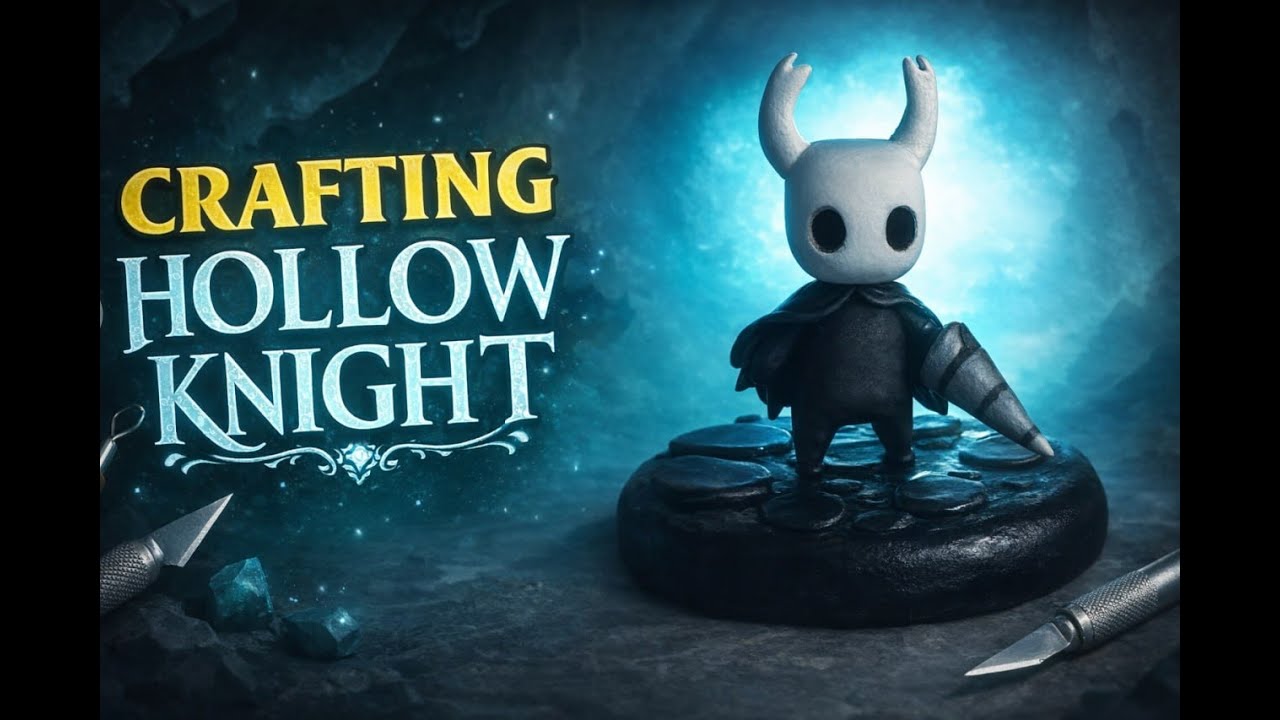 I Made Hollow Knight Figure | Out of Clay - YouTube