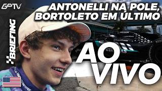 🔴AO VIVO: F1 2026 EM MIAMI: ANTONELLI POLE, BORTOLETO EM ÚLTIMO NO GRID [narração + Briefing]