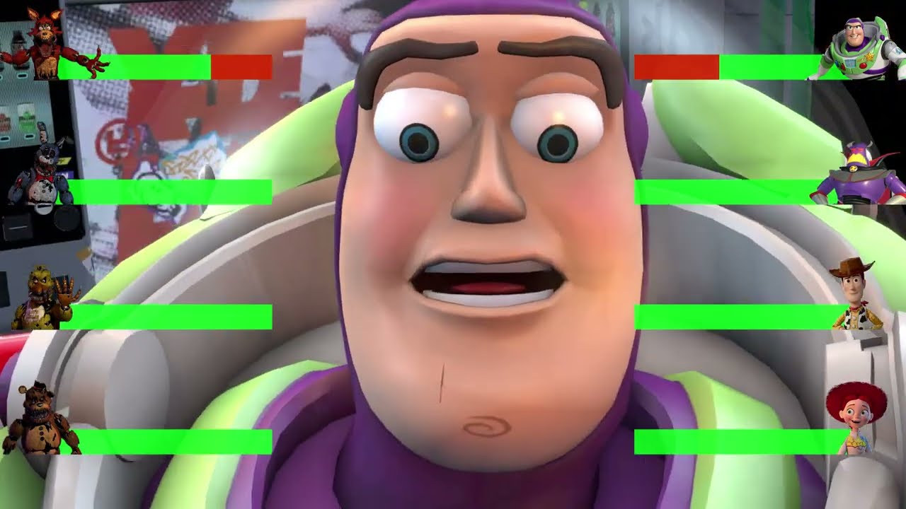 Toy Story 5 vs FNAF Demented WTH Healthbars