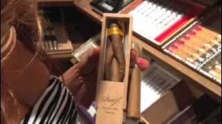 Cigar Vixen in Pasadena, California smoking fine cigar