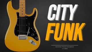 City Funk Guitar Backing Track in Bm | 70's Style Vibe