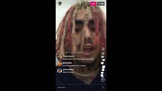 Lil Pump announces NEW MUSIC LIVE & Almost has a 3 some #esketit (Instagram Livestream)