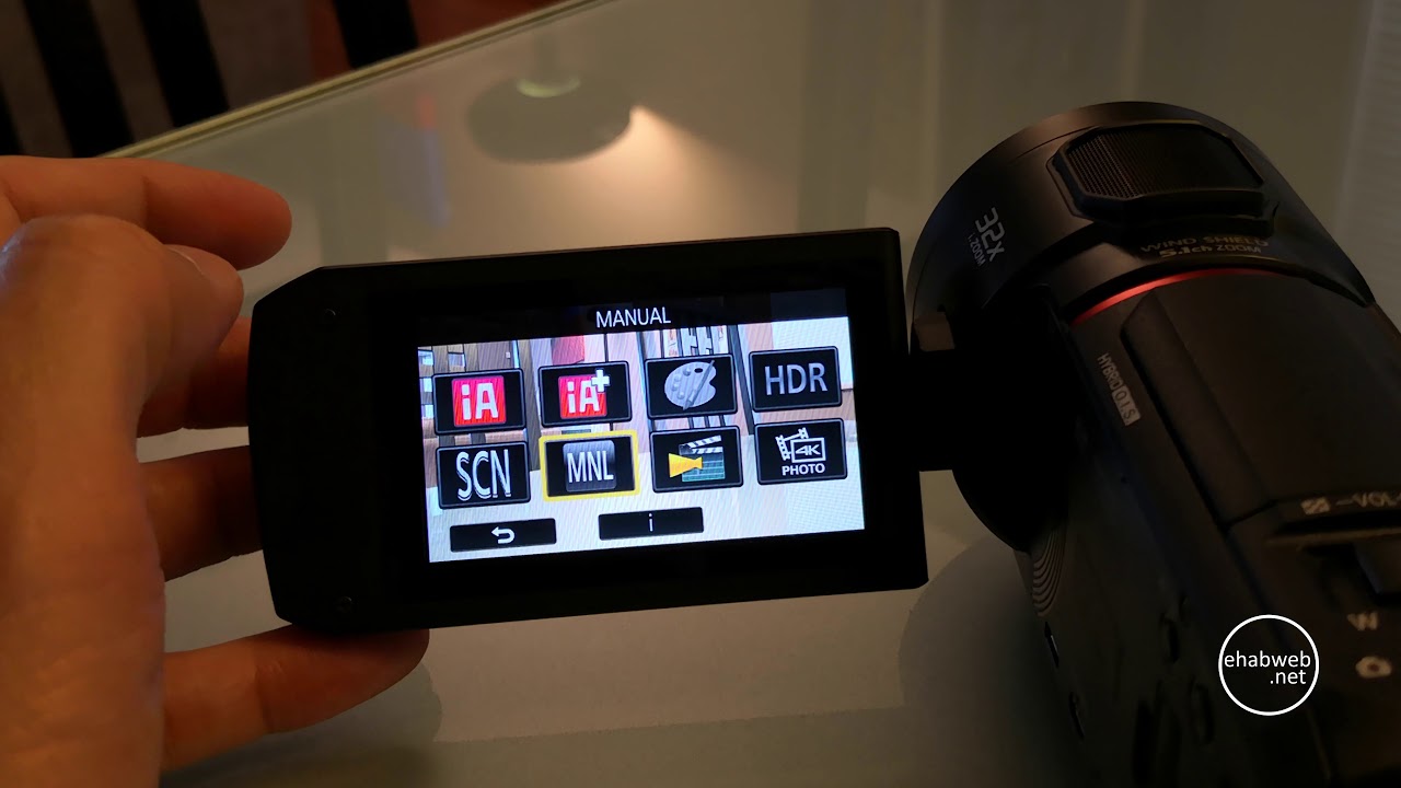 Panasonic HC-VX1 Menu Overview - YouTube