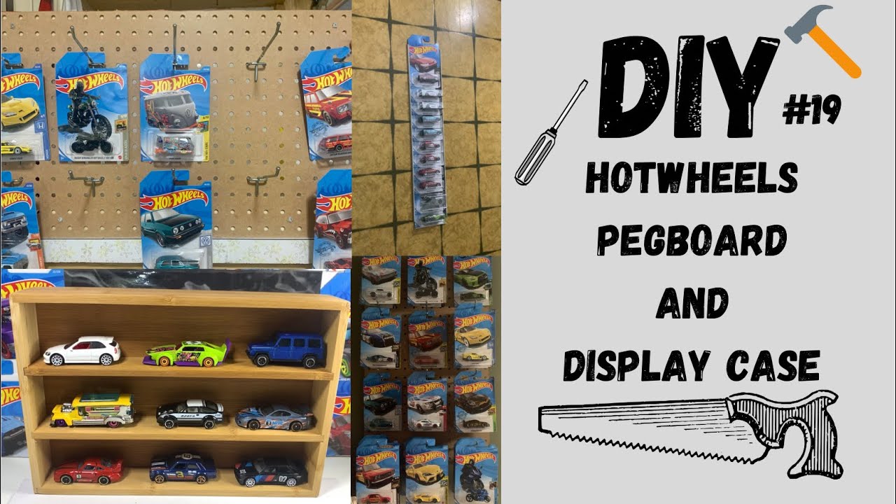 toy car pegboard display ideas