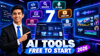 7 AI Tools You Can Start for FREE in 2026 | Best AI Tools for Creators