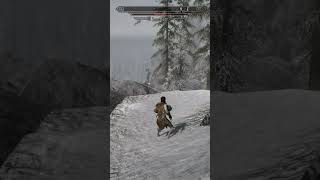 Skyrim physics are just the best! #skyrim #gameplay #shorts