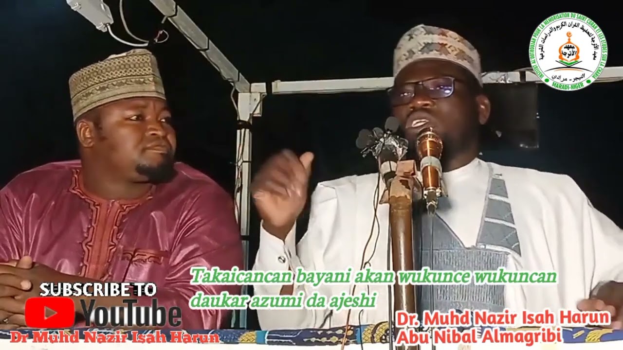 Lecture Mai taken:Takaicancan bayani akan wukunce wukuncan daukar azumi da ajeshi 