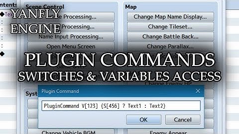 YEP.179 - Plugin Commands - Switches & Variables Access - RPG Maker MV