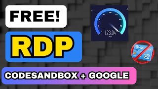 New Free RDP Method! CodeSandbox & Google Trick (2025)🔥