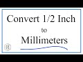 Convert 12 inch to millimeters